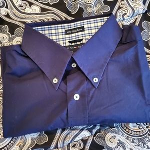 **3-for-30** Tommy Hilfiger Button Up, Navy Blue, Size XL